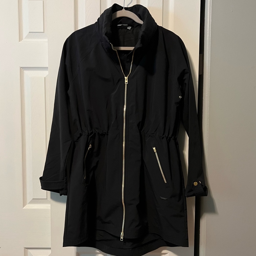 NWOT Athleta Misty rain Jacket black medium